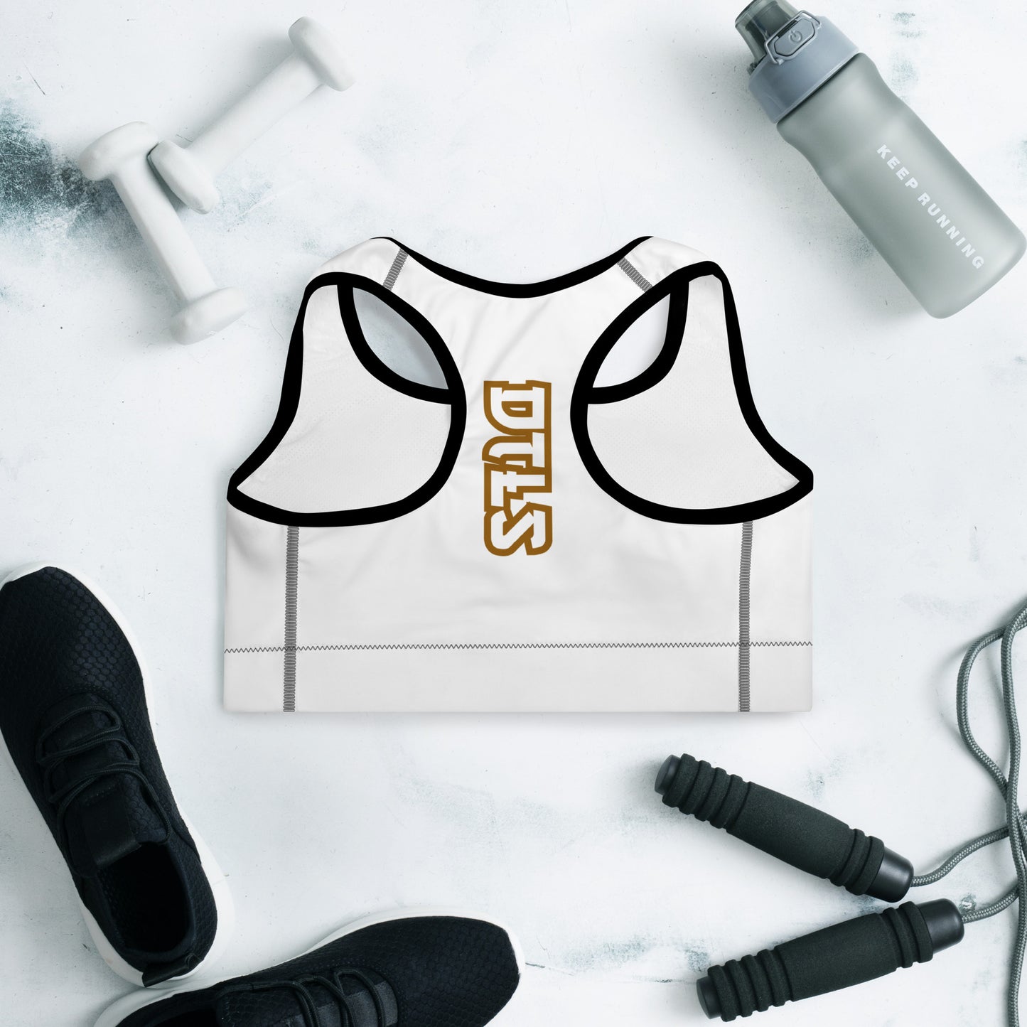 Padded Sports Bra DTLS logo printed