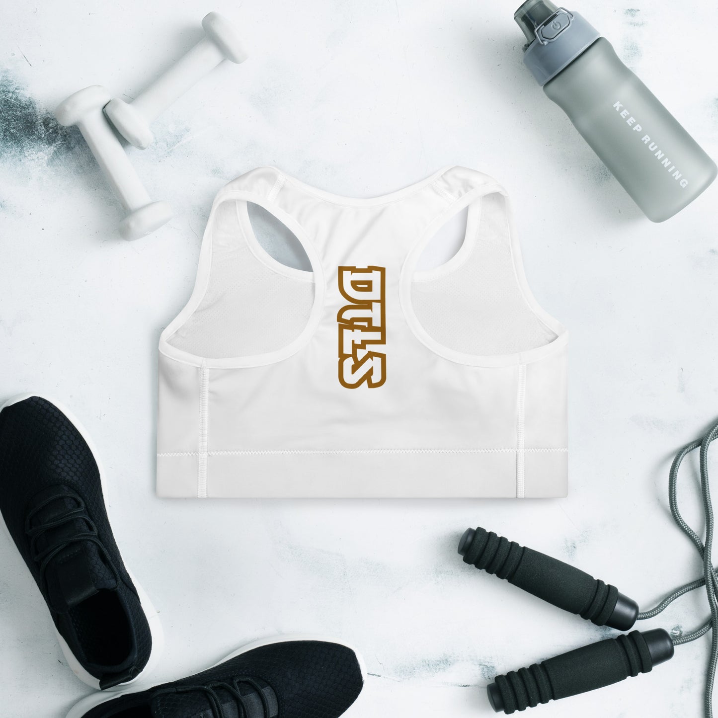 Padded Sports Bra DTLS logo printed