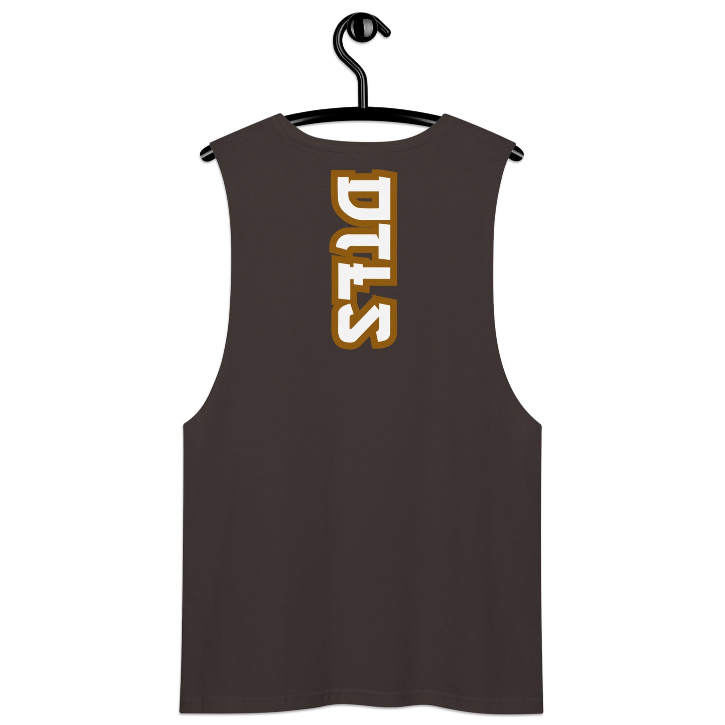 Men’s drop arm tank top embroided DTLS LOGO