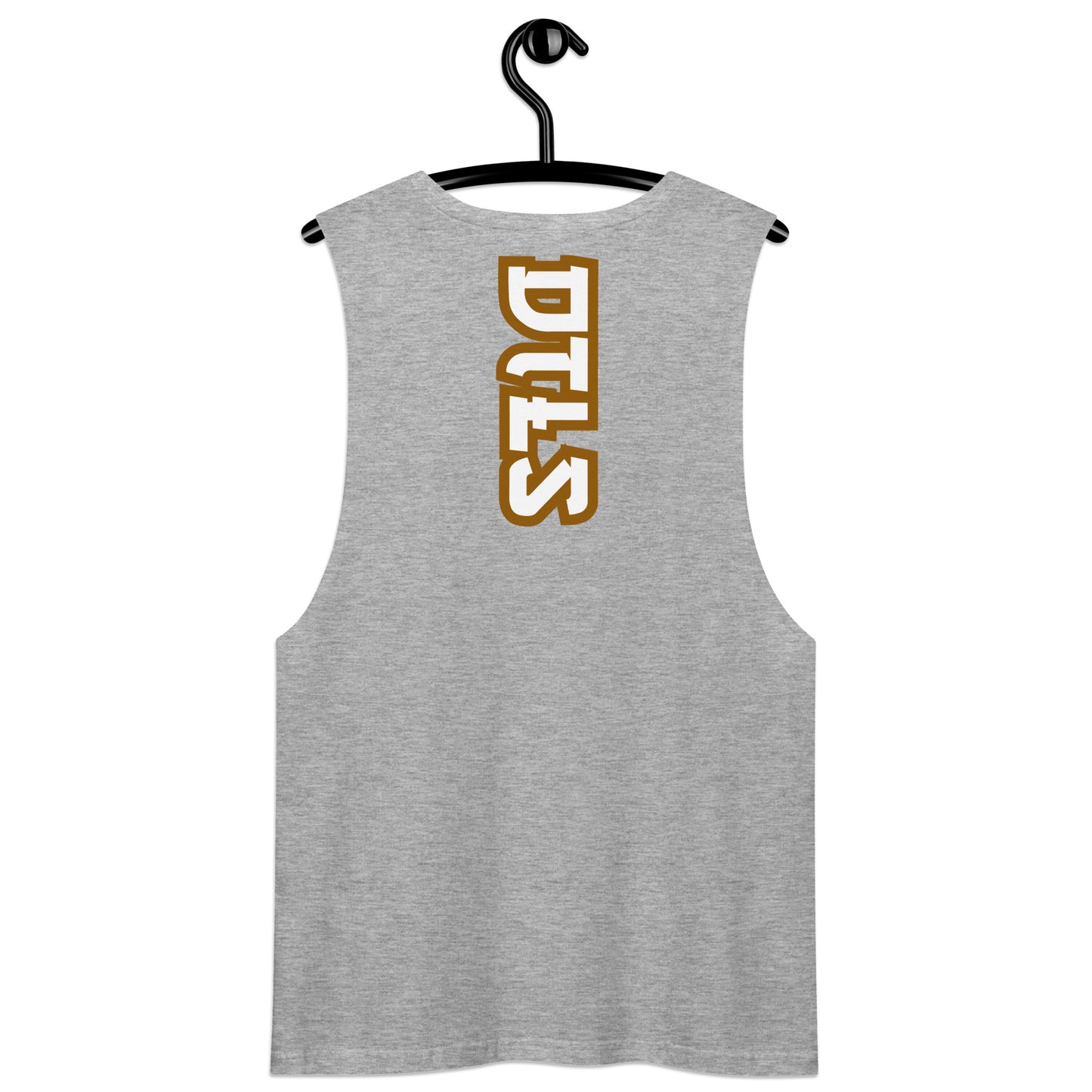 Men’s drop arm tank top embroided DTLS LOGO