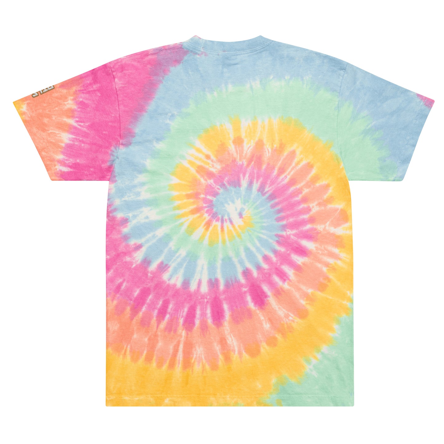 Oversized tie-dye t-shirt DTLS logo printed