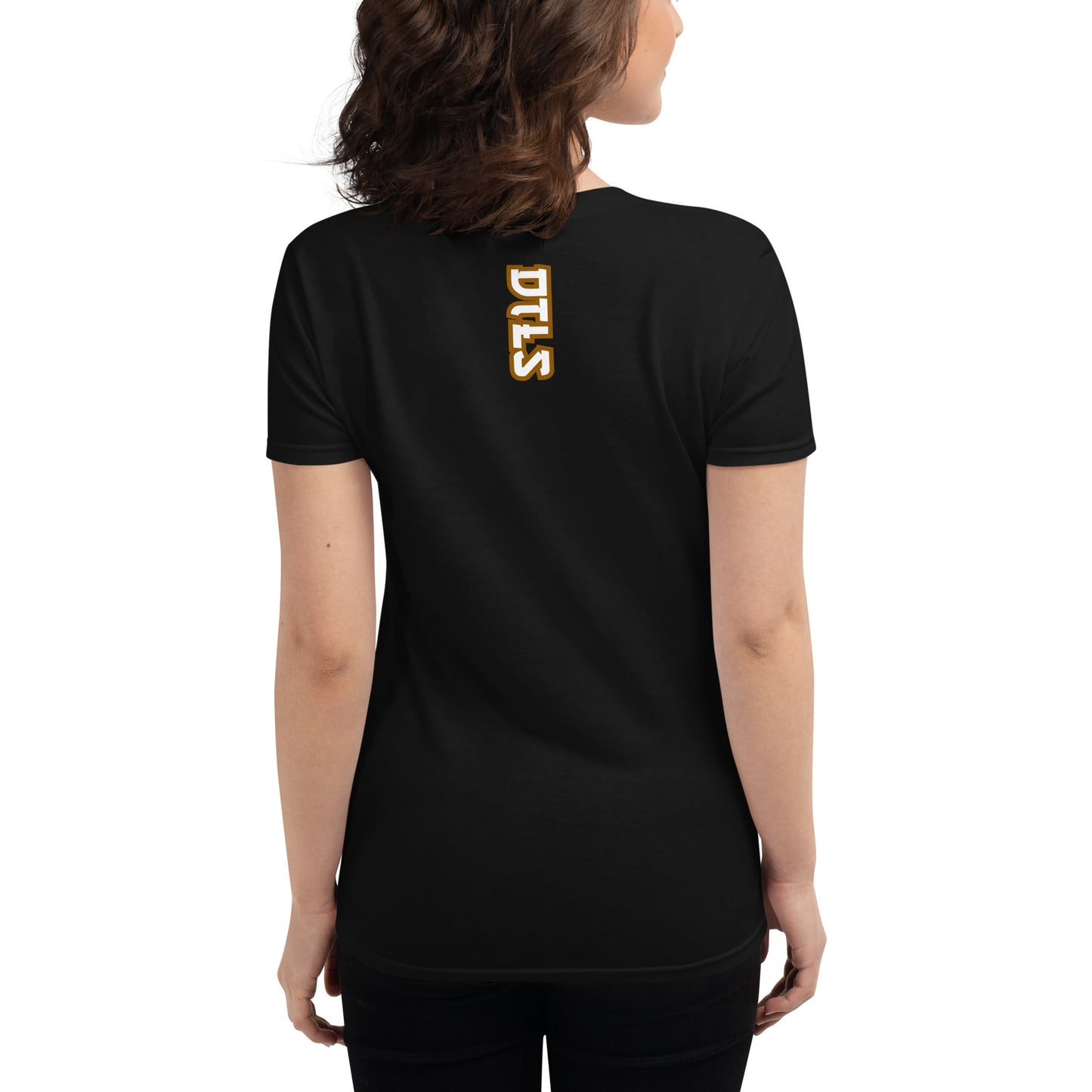 Women's short sleeve t-shirt DTLS logo printed